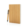 Set carnets de notes A5 et stylo en bambou