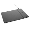 Tapis de souris en PU RCS avec chargeur 10W Swiss Peak