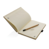 Set avec carnet et crayon infini en bambou