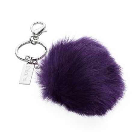 PORTE-CLÉS POMPON IMITATION FOURRURE