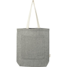 Sac shopping Pheebs en coton recyclé 150 g/m² de 9 l avec poche avant