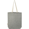 Sac shopping Pheebs en coton recyclé 150 g/m² de 9 l avec poche avant