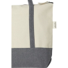 Sac shopping à fermeture éclair 10 L en coton recyclé 320 g/m² Repose