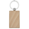 Porte-clés rectangulaire Gian en bois de hêtre