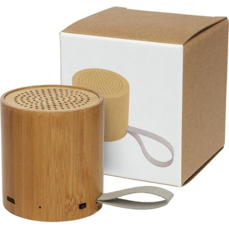 Haut-parleur Bluetooth® Lako en bambou