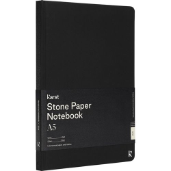 Carnet de notes Karst® A5 avec papier de pierre à couverture rigide - Carré