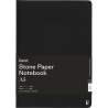 Carnet de notes Karst® A5 avec papier de pierre à couverture rigide - Carré