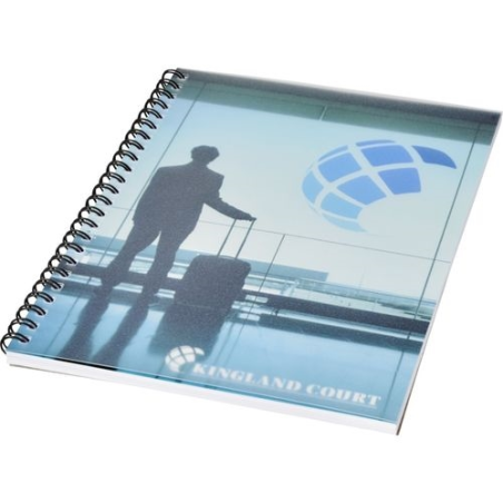 Cahier Desk-Mate® A5 à spirales avec couverture polypropylène