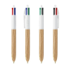 BIC® 4 Couleurs Wood Style with Lanyard