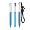 BIC® 4 Couleurs Shine bille + Lanyard