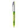 BIC® 4 Couleurs Fluo Bille + lanyard