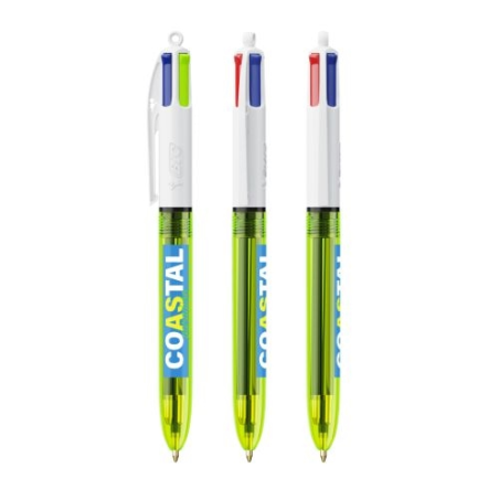 BIC® 4 Couleurs Fluo Bille