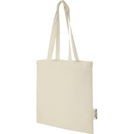 Sac shopping Madras en coton certifié GRS de 140 g/m2 de 7 L