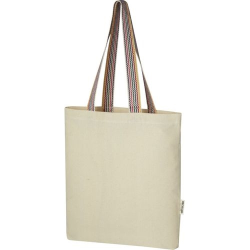 Sac shopping Rainbow de 5 l en coton recyclé 180 g/m²