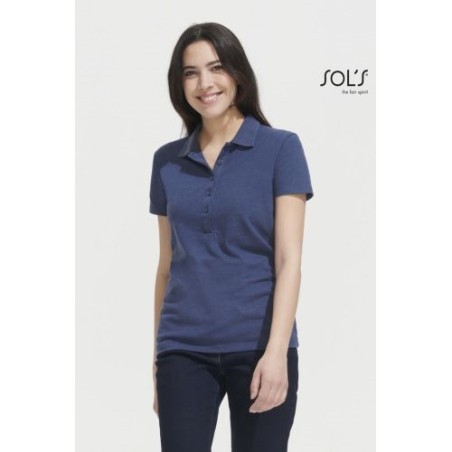 PHOENIX WOMEN POLO COTON ÉLASTHANNE FEMME