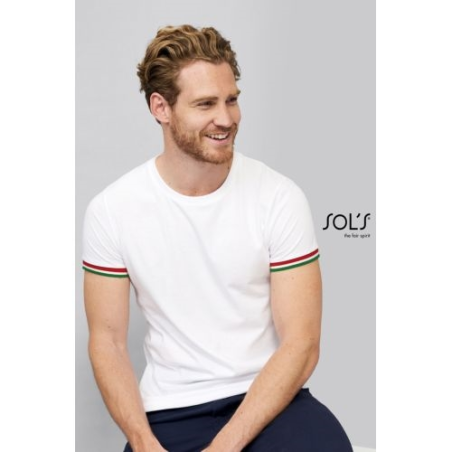 RAINBOW MEN TEE-SHIRT HOMME MANCHES COURTES