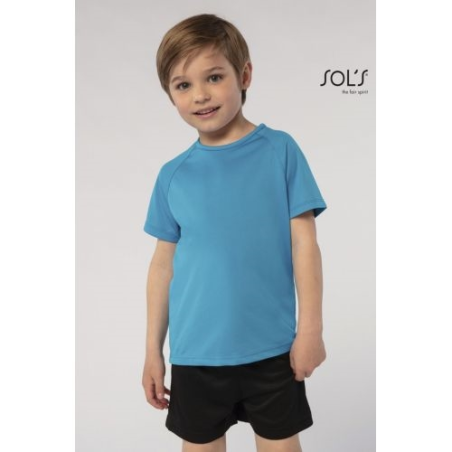 SPORTY KIDS TEE-SHIRT ENFANT MANCHES RAGLAN