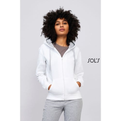 SOUL WOMEN VESTE ZIPPÉE FEMME BICOLORE À CAPUCHE DOUBLÉE CONTRASTÉE