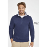 SCOTT SWEAT-SHIRT HOMME COL CAMIONNEUR (1/4 ZIP)