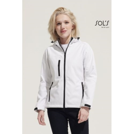 REPLAY WOMEN SOFTSHELL FEMME À CAPUCHE