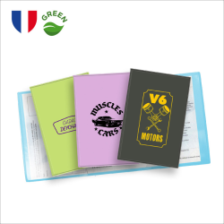 PORTE CARTE GRISE 3 VOLETS