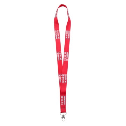 LANYARD MARQUAGE RELIEF 3D