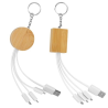 CABLE USB 3 EN 1 EN BAMBOU