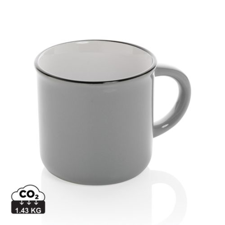 Mug 280ml vintage en céramique