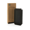 Powerbank solaire 10 000mAh et 10W en plastique recyclé RCS