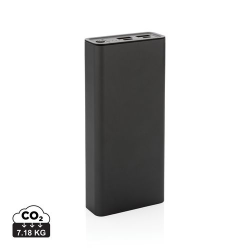 Powerbank 20 000 mAh et 20W en aluminium recyclé RCS Terra