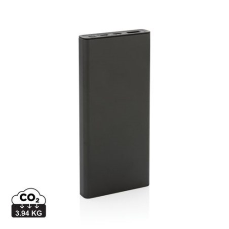 Powerbank 10 000 mAh et 18W en aluminium recyclé Terra RCS