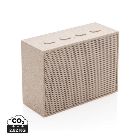 Mini enceinte 3W en fibre de paille