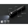 Lampe torche 3W rechargeable par USB en alu RCS Gear X