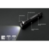 Lampe torche 10W rechargeable par USB en alu RCS Gear X