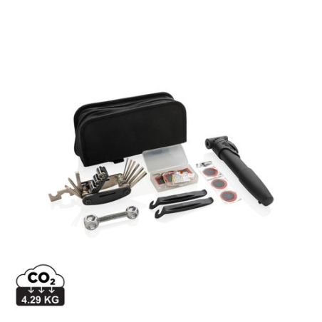 Kit de réparation vélo 17 pièces