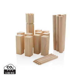 Jeu de Kubb en bois