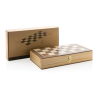 Jeu d'échecs pliable en bois