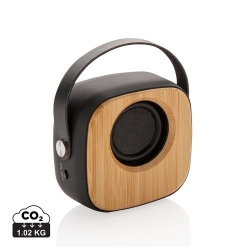 Enceinte fashion en bambou 3W