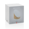 Enceinte 5W en bamboo avec chargeur sans fil 15W Ovate