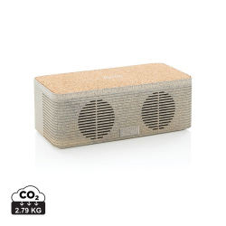 Enceinte 5W avec chargeur à induction en fibre de paille