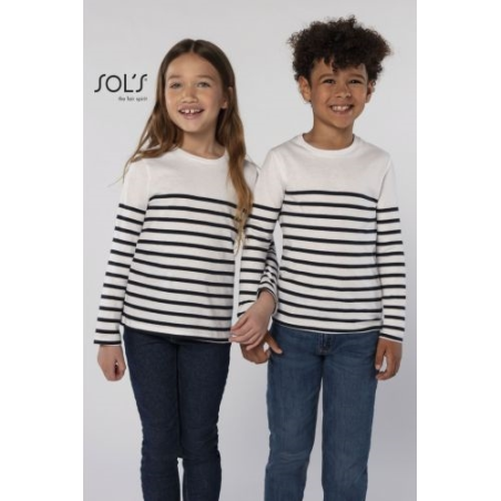 MATELOT LSL KIDS TEE-SHIRT ENFANT MANCHES LONGUES RAYÉ