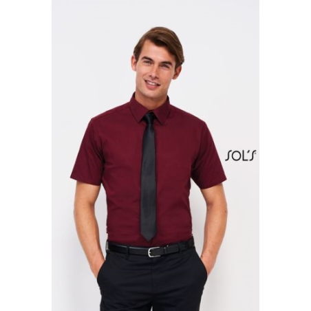 BROADWAY CHEMISE HOMME STRETCH MANCHES COURTES