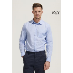 BALTIMORE FIT CHEMISE HOMME POPELINE MANCHES LONGUES