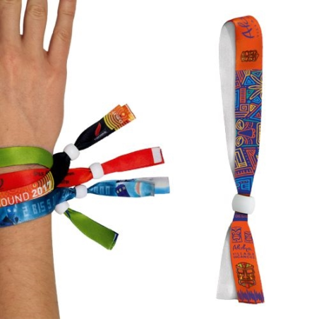 BRACELET INVIOLABLE EN SATIN - SUBLIMATION 1 FACE