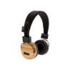 Casque audio sans fil en bambou