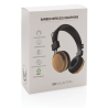 Casque audio sans fil en bambou