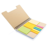 Carnet de notes A5 Kraft avec notes autocollantes