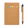 Carnet A6 de notes autocollantes avec stylo