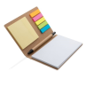 Carnet A6 de notes autocollantes avec stylo