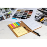 Carnet A6 de notes autocollantes avec stylo